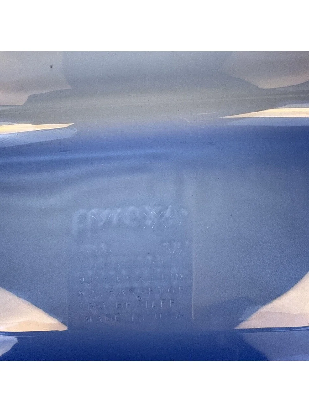 Pyrex Cobalt Blue Glass Baking Dish – A‑15‑C 1.5Qt Rectangular Casserole Pan USA